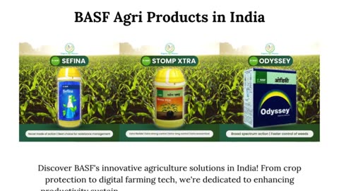 Elevating Agriculture: BASF Agri Products in India