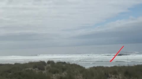 Paramotor motor flight Oregon coast