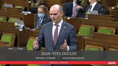 Debate on Motion to End Vaccine Mandates Mar24-22 -Part 3of21 🔴 Jean-Yves Duclos (L)