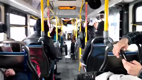ASMR Quickie - Random Time Lapse on City Bus