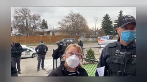 UNCUT: Polish Canadian Pastor throws police out again 'You are acting like the GESTAPO'
