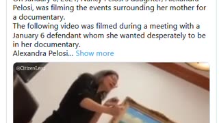 WATCH: Nancy Pelosi’s Daughter Caught on Hidden Camera Admitting January 6 Was a Hoax