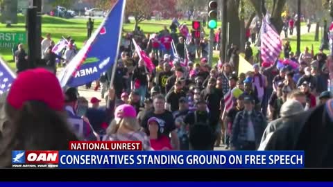 Conservatives standing ground on free speech