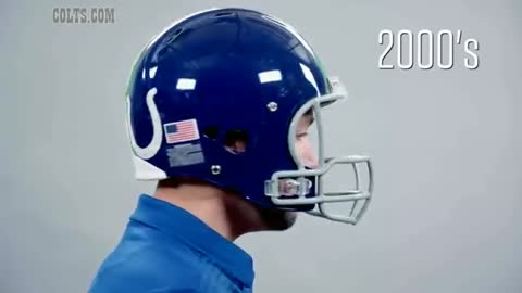 Through The Decades- Football Helmet