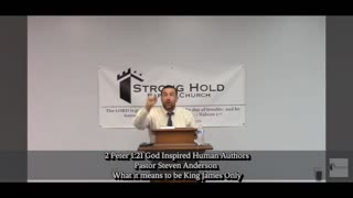 2 Peter 1:21 God Inspired Human Authors | Pastor Steven Anderson