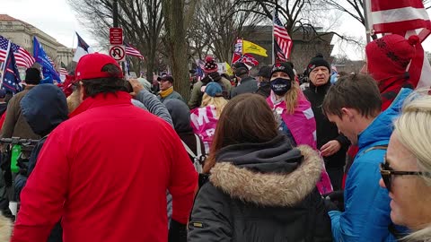 Part 3 of DC Rally March Jan 6 -- The Actual Marching