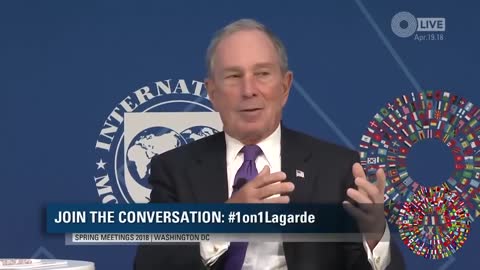 Democrat Bloomberg Tells World Bank Group Raising Taxes On The Poor Is A "Good Thing"