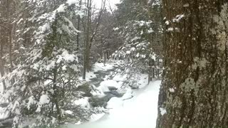 [Trap Falls] UpNorth Virtual Trail Tour 2022- Fresh Snow!