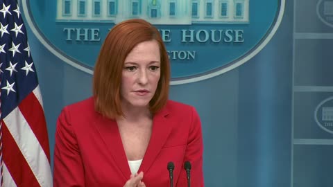 Psaki is asked if Venezuela would have to agree to release US citizens from prison if sanctions on oil exports were to be eased