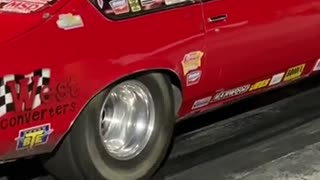 Small Tire Chevy Vega Drag Racing Burnout