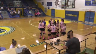 Clarkrange Volleyball Game 9/27/18