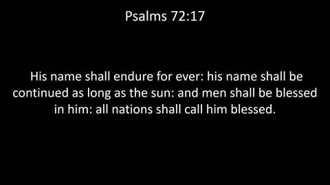 KJV Bible Psalms Chapter 72