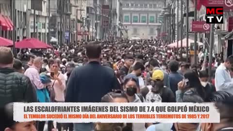 ÚLTIMA HORA: Así se vivió el Terremoto 7.4 en México (Temblor 2022 NOTICIAS) Sismo Tsunami URGENTE