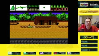 Alien Brigade Atari 7800 Gameplay