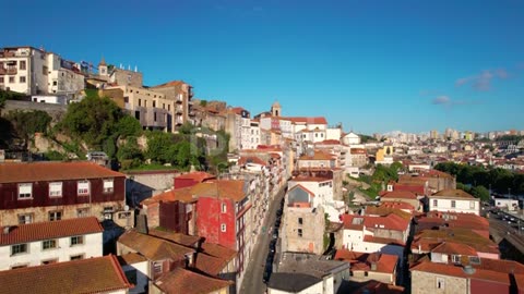 Portugal city center view