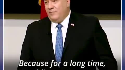 Secretary of State Mike Pompeo explains, perfectly, the "China Problem"