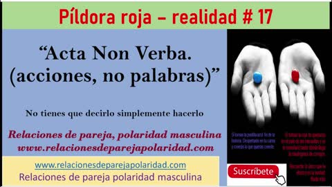 Píldora roja – realidad # 17