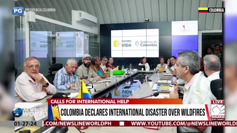 Colombia declares international disaster over wildfires