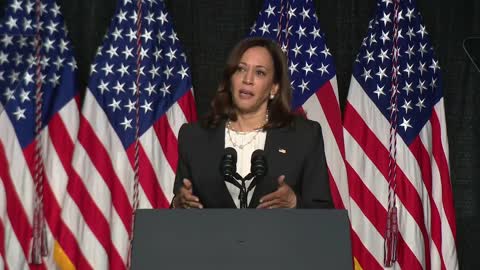 Vice President Kamala Harris speaks at the 2022 Blue Palmetto Dinner