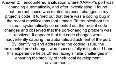 My XAMPP Apache Ports changing automatically when I try to access Phpmyadmin