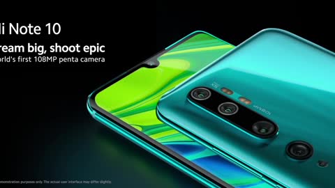 Mi Note 10- World's First 108MP Penta Camera