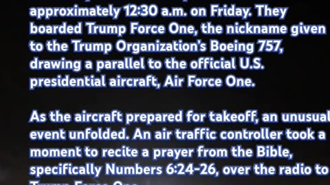 THE LORD BLESS THEE AND KEEP THEE FOR DONALD TRUMP FORCE ONE.#trumpfamily #airlines #NUMBERS6:24