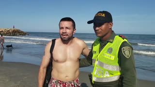 Turista rescatado