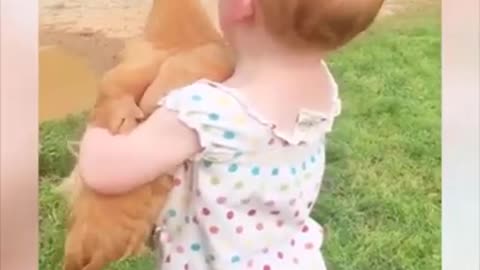 World of babies with animal