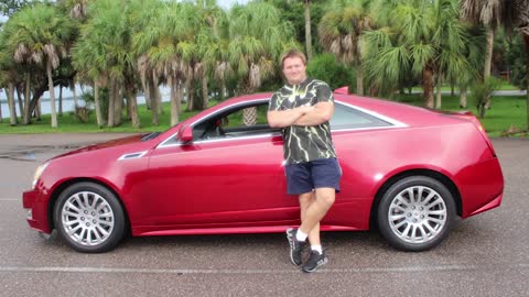 Choose your favorite Cadillac CTS coupe red vs black American cars | Jarek in Tampa Bay Florida USA