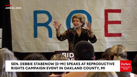 JUST IN- Stabenow Ruthlessly Shreds Trumps Anti-Abortion Stance On Second Anniversary Of Dobbs