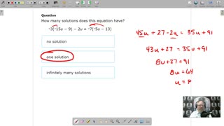 Find the number of solutions - IXL A1.J.8 (KBP)