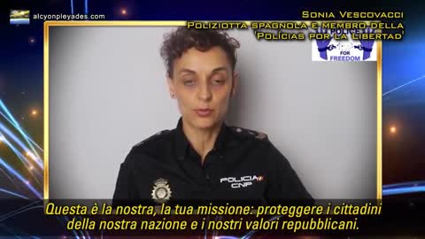 SONIA VESCOVACCI, POLIZIA PER LA LIBERTÀ NO ALLE VACCINAZIONI E SÌ ALLA PROTEZIONE DEL POPOLO