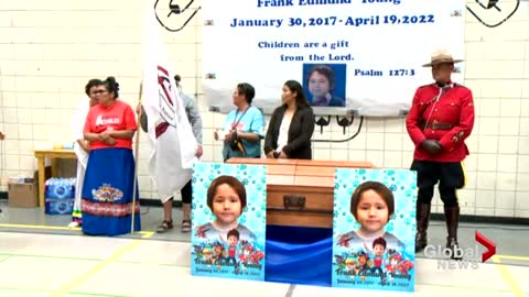 Community says goodbye as wake held for 5-year-old Frank Young at Saskatchewan First Nation