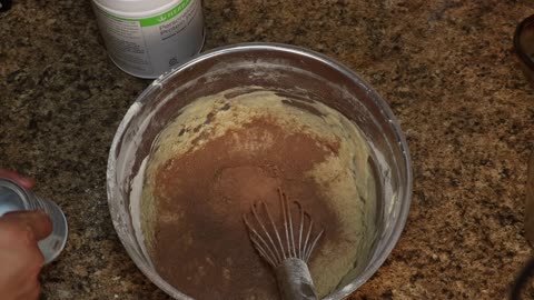 Making Protein Packed Brownies
