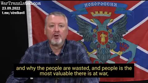 Strelkov's dissident view of the Donbas campaign