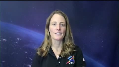 Expedition 70 Astronaut Loral O'Hara Answer the Media questions before launch- 23Aug,2023