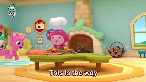 THIS IS THE WAY WE EAT A MEAL! SING ALONG WITH HOGI ! HEALTHY HABITS ! PINKFONG HOGI !!!!