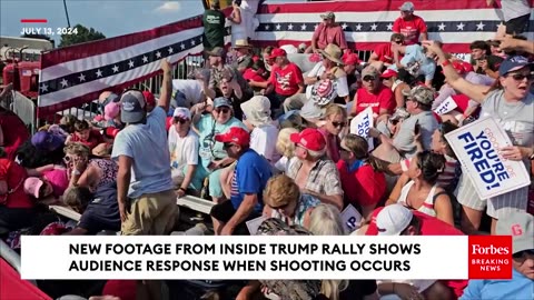 GRAPHIC WARNING: New Footage From Inside Trump Rally Shows Audience Response To Shooting