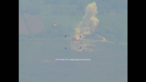 Ukraine War - During the reconnaissance, an enemy MLRS was identified in a firing position