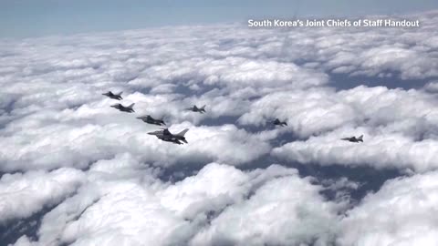 South Korea conducts jet drills amid North's satellite plans