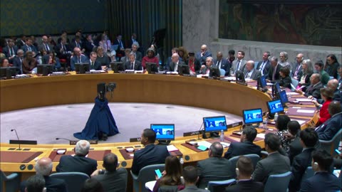 Secretary Blinken participates in a United Nations Security Council Ministerial on the situation.