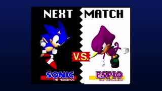 Sonic The Fighters Gameplay