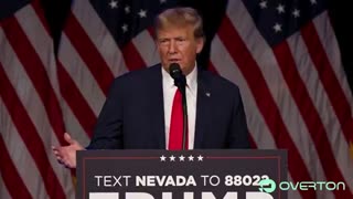 NOW- Moments ago President Trump addressed supporters in Las Vegas after winning