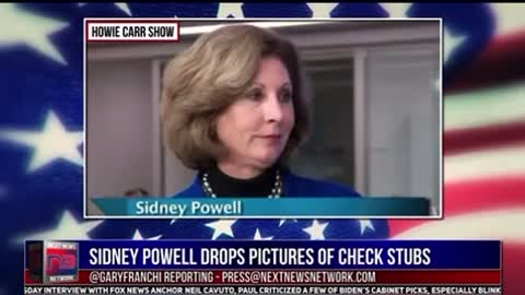 HUGE: Sidney Powell Drops HARD EVIDENCE – Pictures of Check Stubs Paid to People to Ballot Harvest.
