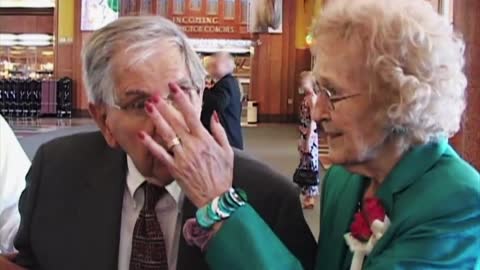 Cute Senior Couple Tells It Like It Is After 65 Years Of Marriage