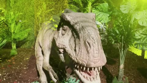 Bruselas acoge exposición de dinosaurios robotizados con más de 80 especies