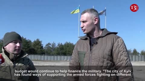 Kyiv mayor Klitschko oversees Ukrainian defence training near capital on anniversary eve