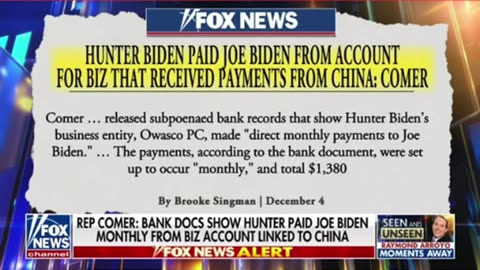 Biden received💰directly from China in MSM