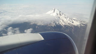 Mount Rainier from Southwest Flight