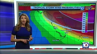 Subtropical Storm Nicole strengthens into tropical storm
